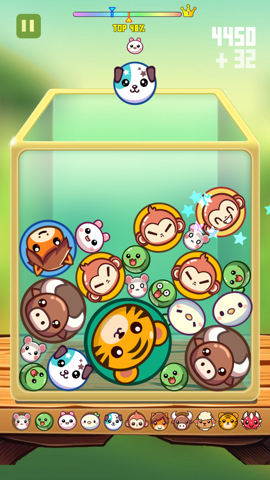 #5. Animal Pang Pang Merge (iOS) Podle: O2Jam Company