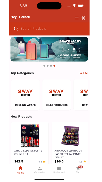 Swav Distro Screenshot