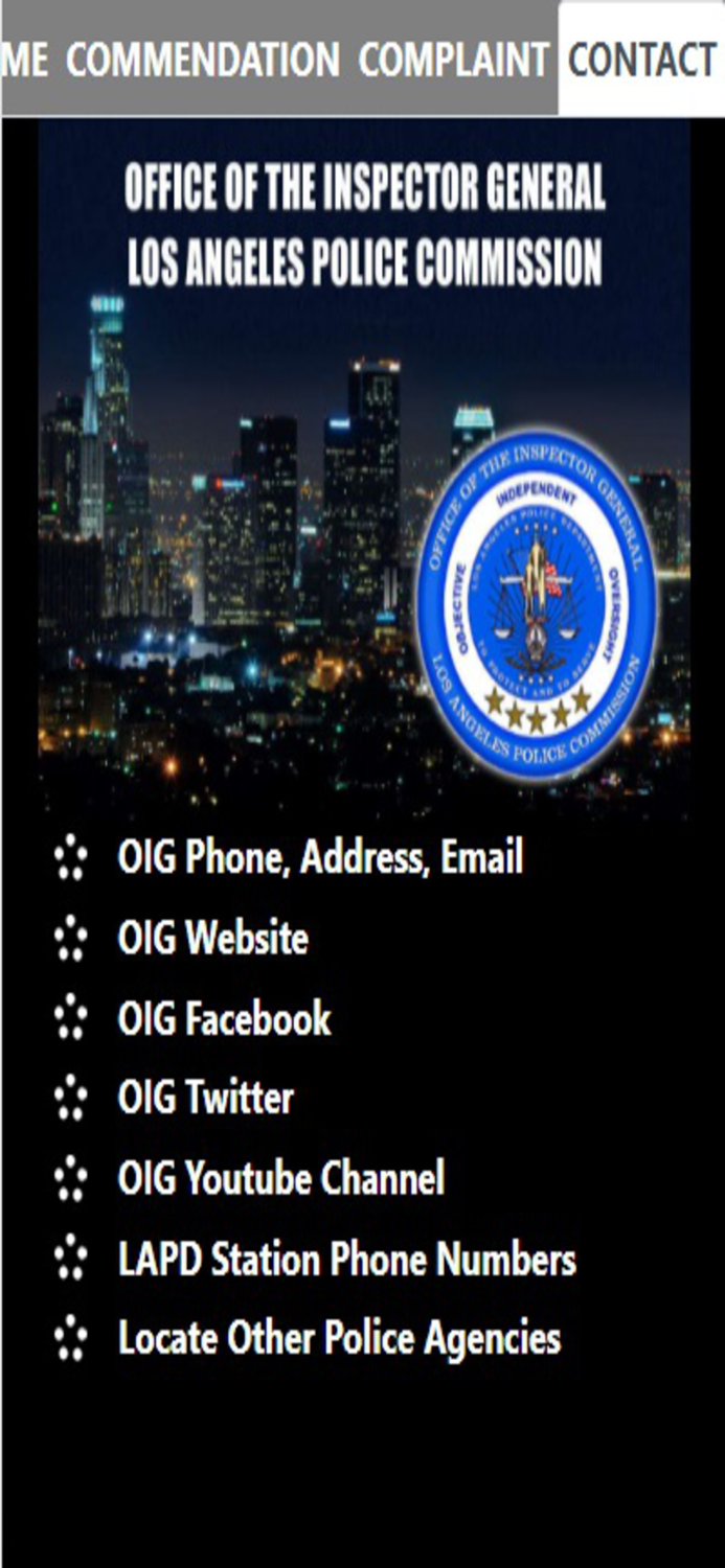 OIG City of Los Angeles