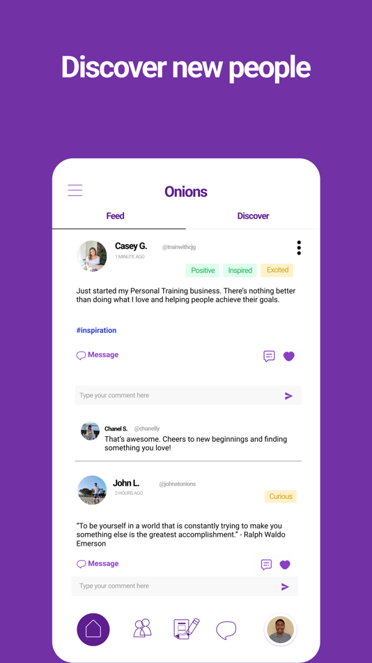#5. Onions - Catch up with friends (iOS) 由: From Me, Inc.