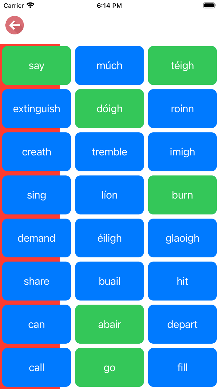 Irish Verb Blitz