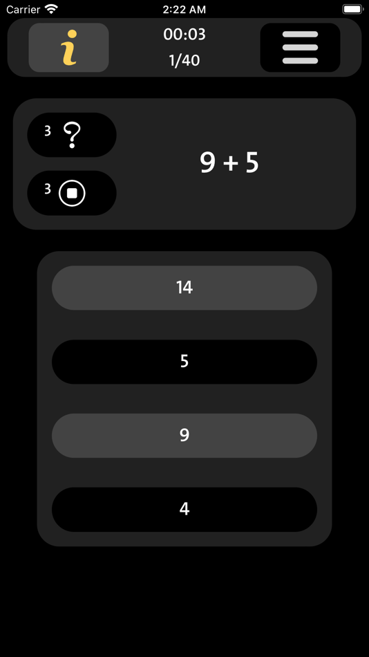 #4. Genius - a modern math game (iOS) 由: salah Mohamed