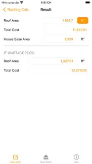 roof calculator: pitch, angle iphone screenshot 2