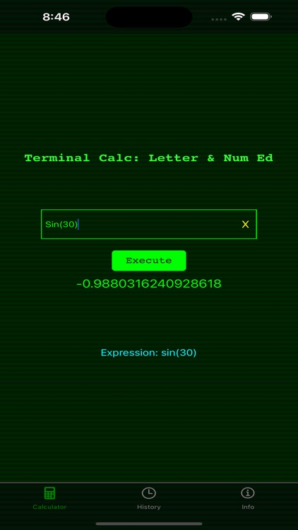 Terminal Calc: Letter & Num Ed screenshot-3