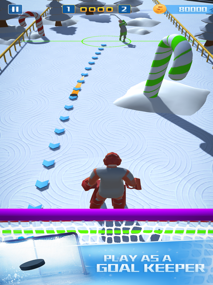 Ice Hockey League Goalie Game