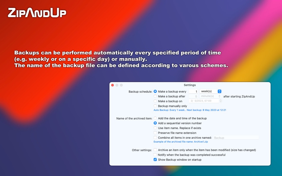 #2. ZipAndUp (macOS) 게시자: Grzegorz Staszczyk