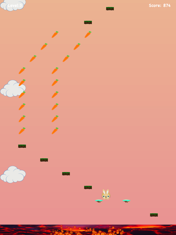 Lava Floor Escape Jumpy Bunny