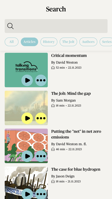 FORESIGHT Climate & Energy Screenshot