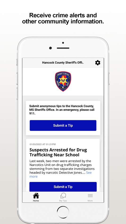 #1. HCSOMS (iOS) 由: Hancock County Sheriff's Office, MS