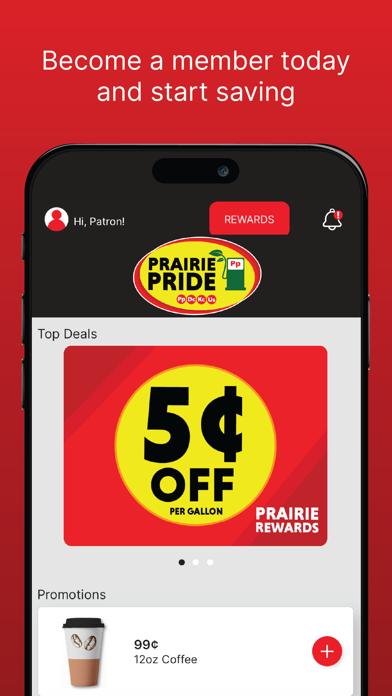 Prairie Pride Rewards Screenshot