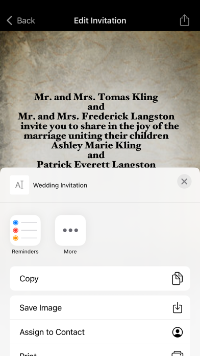 Wedding-Invitations Screenshot