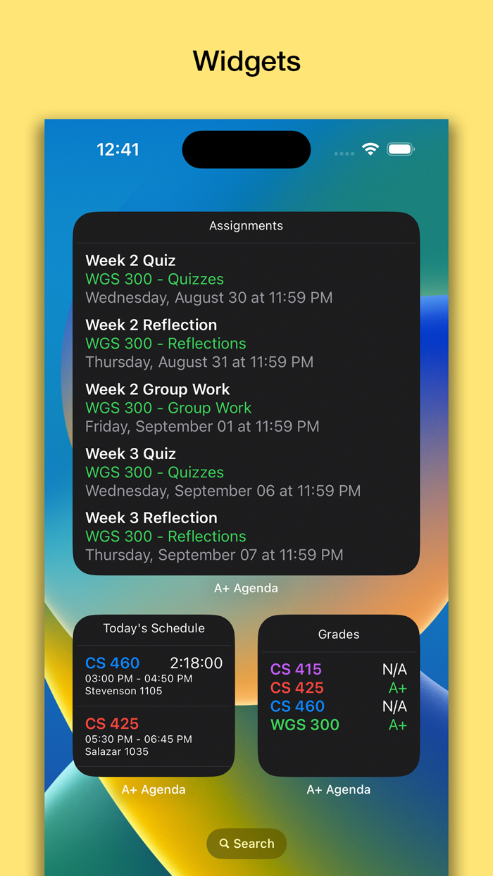 GradeAgenda Assignment Planner