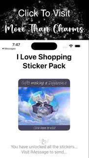 How to cancel & delete i love shopping stickers 2