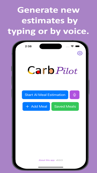 Carb Pilot Screenshot