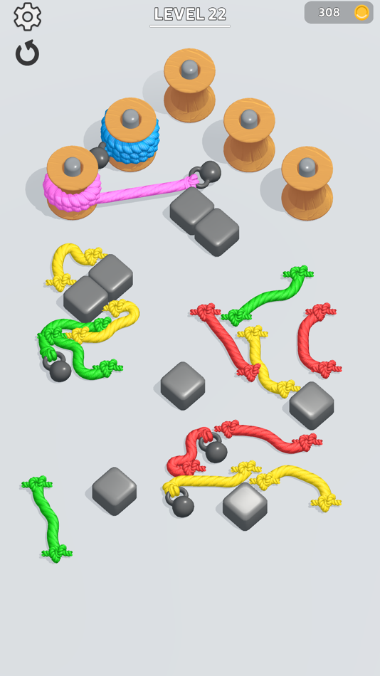 #2. Merge Rope (iOS) 由: Babil Studios