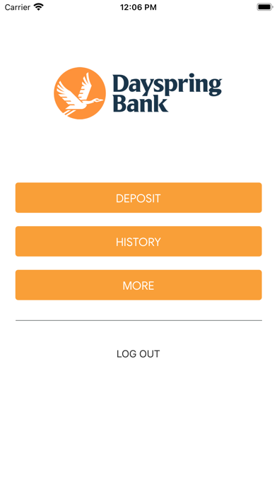 Dayspring Mobile Deposit Screenshot