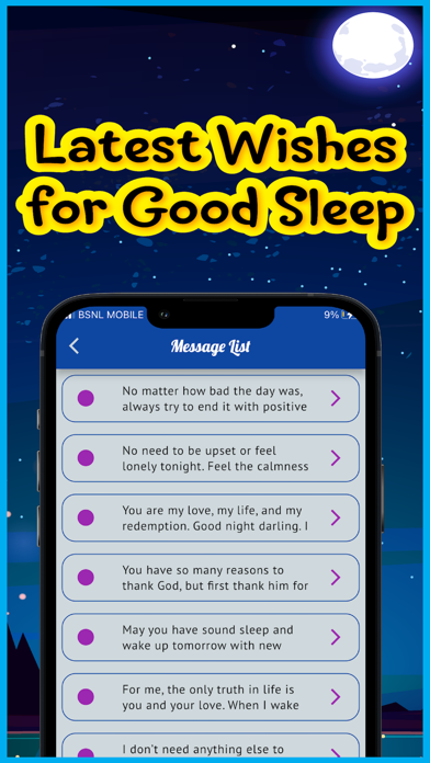 Good Night Gif Image Quote Sms Screenshot