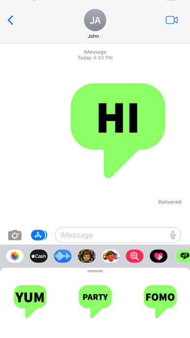 Text Vibe: Unique Sticker Pack Screenshot