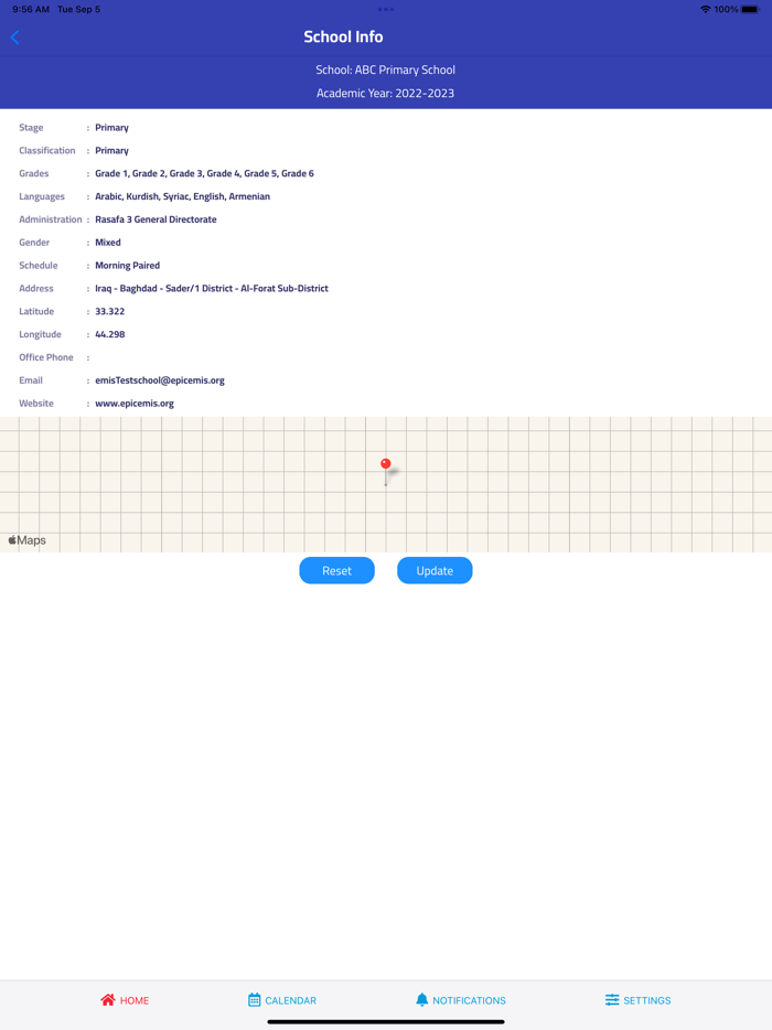 Epic EMIS - School and Teacher