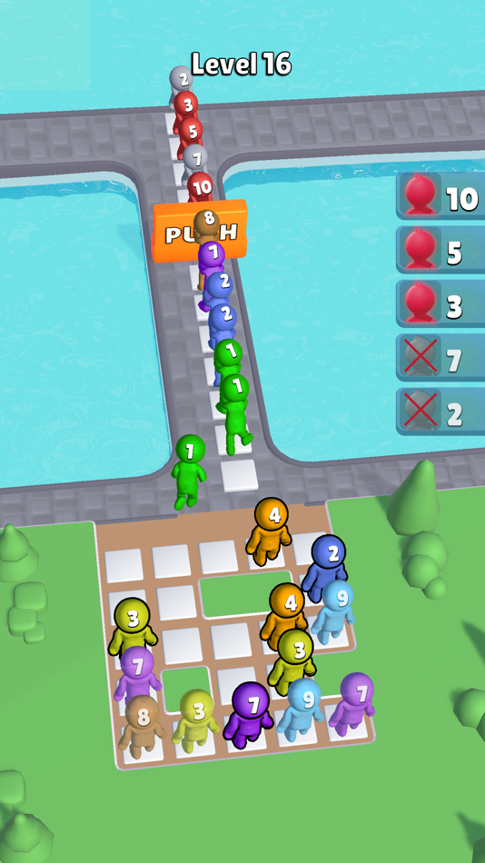 #7. Pusher Merge (iOS) Podle: ZiNKY OYUN YAZILIM ANONiM SiRKETi