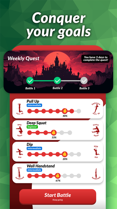 SIMG: Bodyweight Fitness RPG Screenshot
