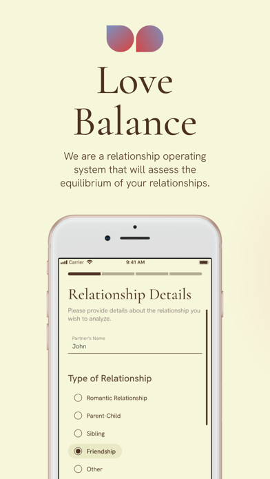 LOVE BALANCE Screenshot