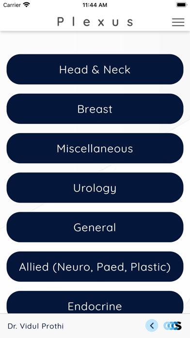 Plexus Surgery Screenshot