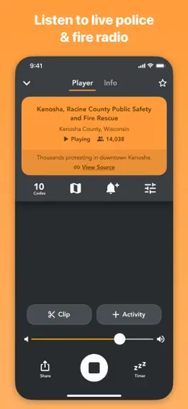 Game screenshot Police Scanner Radio & Fire mod apk