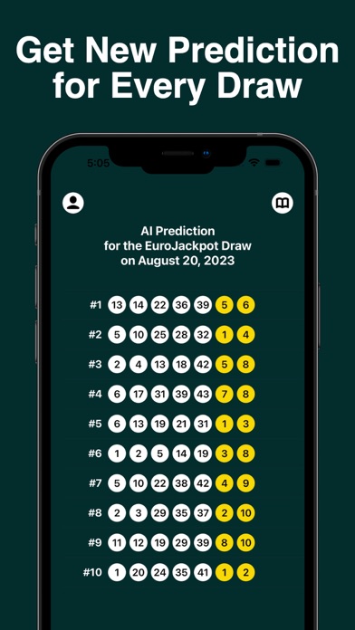 EuroJackpot.ai Prediction Screenshot