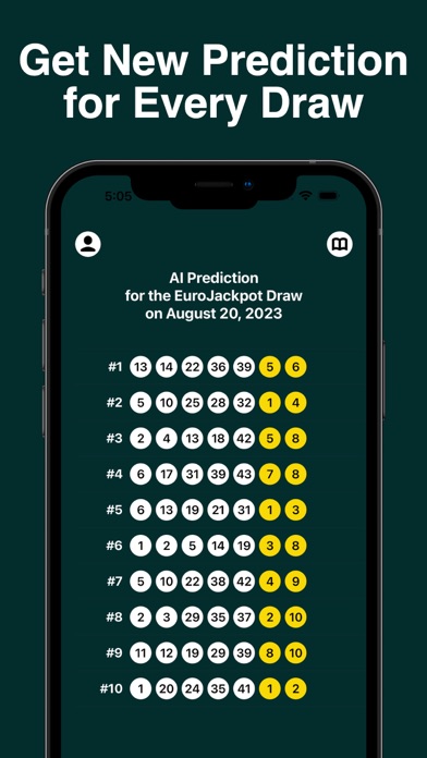 EuroJackpot AI Predictor Screenshot