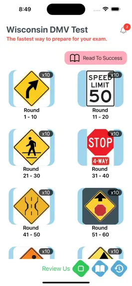 Game screenshot Wisconsin DMV Test 2023 prep mod apk