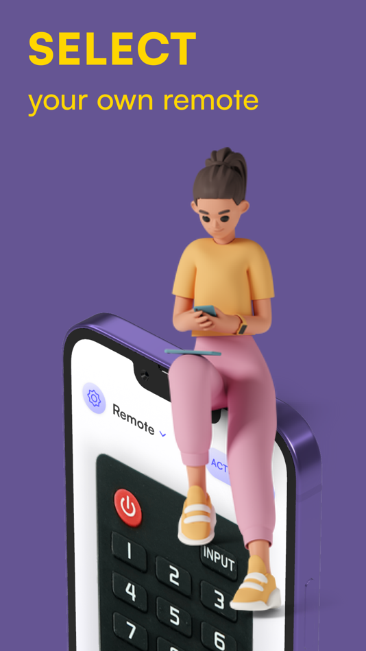 #3. His - SmartTV Remote Control (iOS) 由: Oz Shabbatth