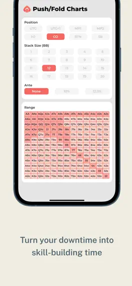 Game screenshot Push Fold Poker Charts hack