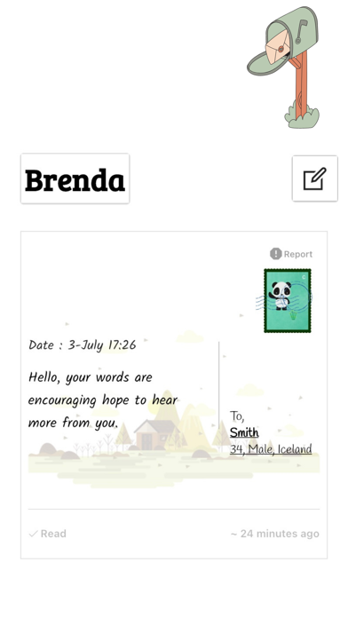 Online PenPals : GoLetters Screenshot