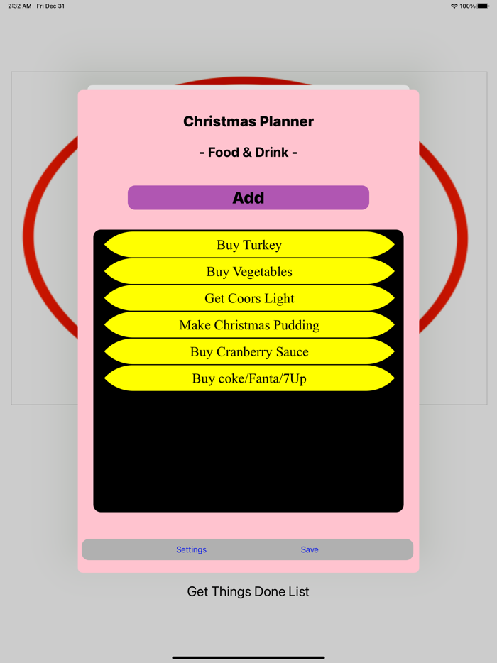 MightyTick Christmas Planner