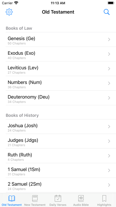 HolyBible K.J.V. Screenshot