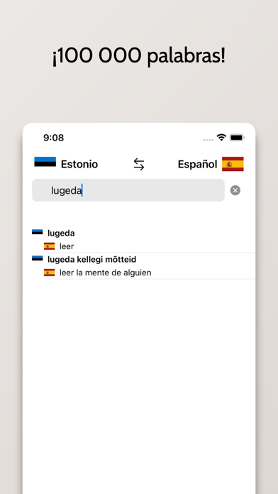 Diccionario Estonio-Español Screenshot