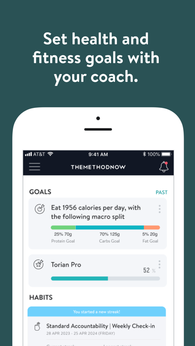 The Method Now Nutrition Screenshot