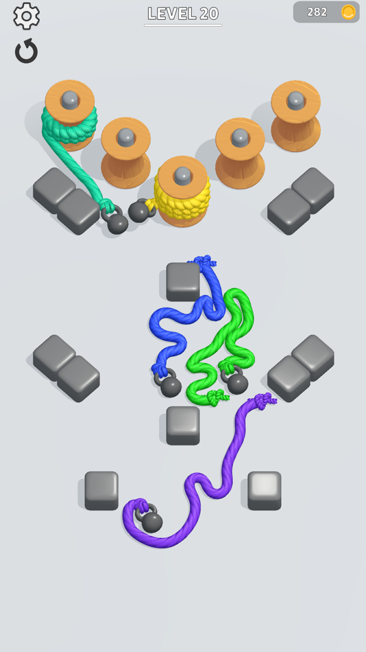 #3. Merge Rope (iOS) 由: Babil Studios