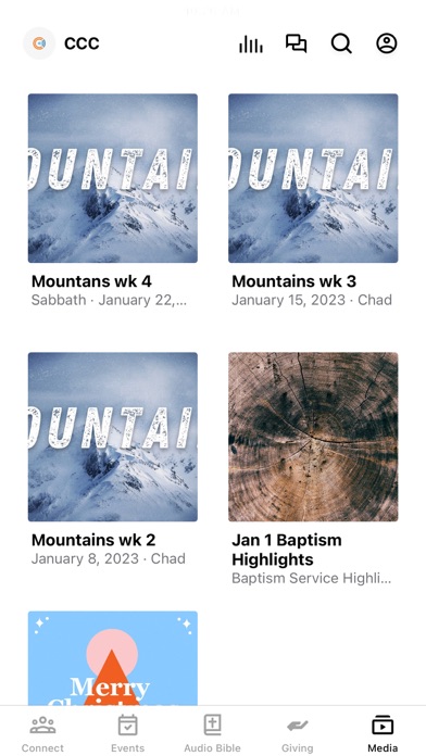 Community Culture Church Screenshot