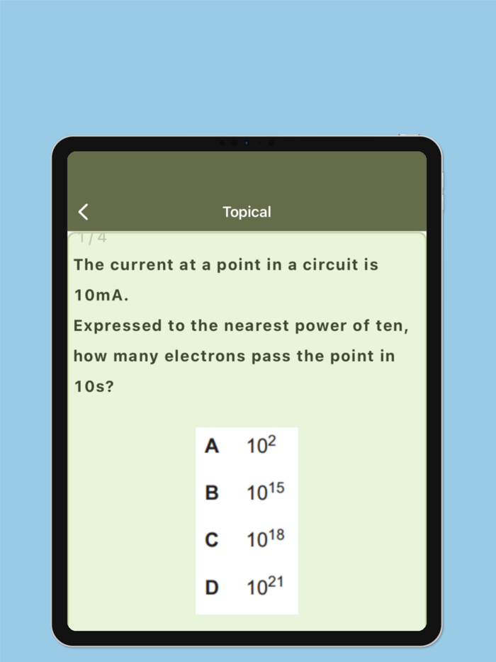 OCR AS Phy Topical mcqs