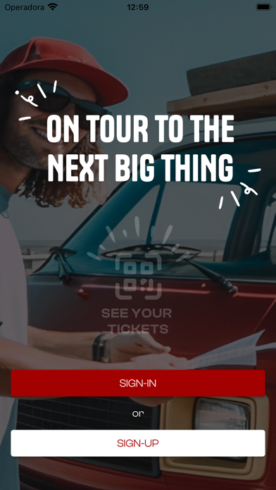 On Tour Tickets Screenshot
