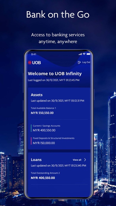 UOB Infinity Malaysia Screenshot