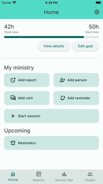Ministry Report