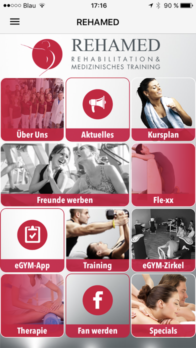REHAMED NU Trainingszentrum Screenshot
