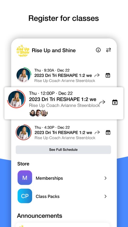 Rise Up and Shine Coach