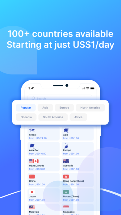 MOGO - Global Travel Assistant Screenshot