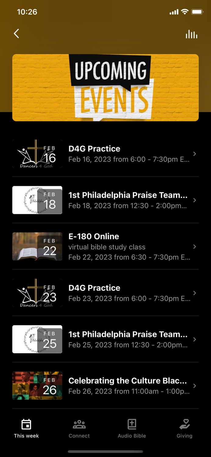 1st Philadelphia Church