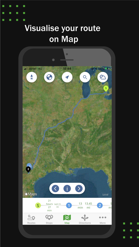 #3. Azuga Routes (iOS) By: Azuga, Inc.