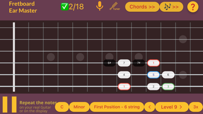 Guitar Fretboard Ear Master Screenshot